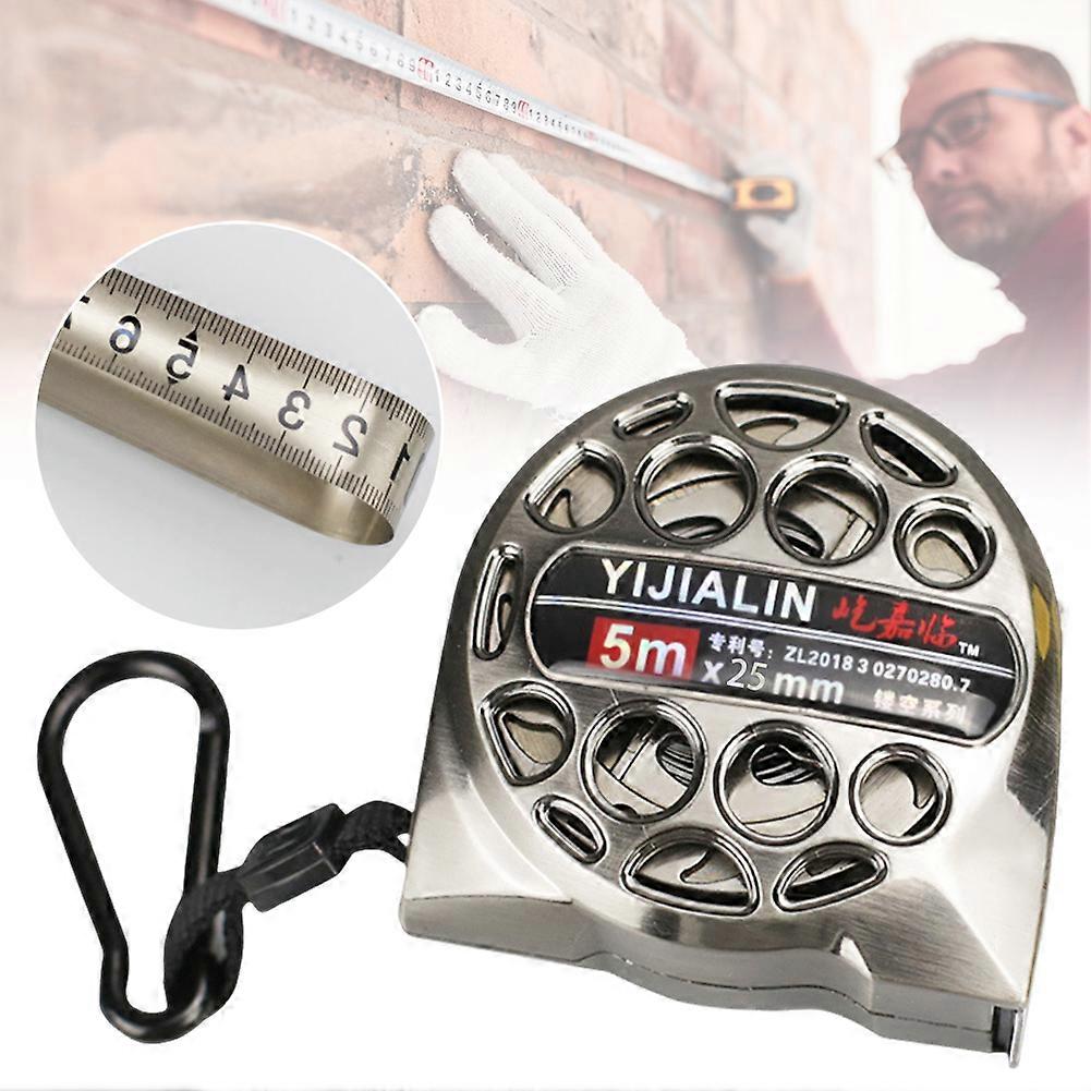 Hollow Retractable Tape Measure Waterproof Portable Auto Lock Ruler for Construction Projects Durable Accurate Flexible Convenient Storage Design