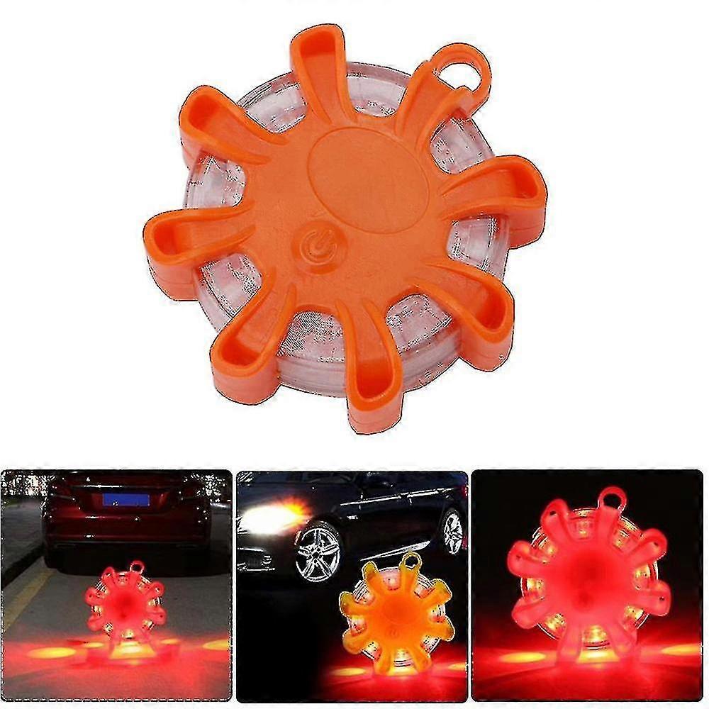 8 Led Flashing Warning Emergency Work Lights-wtake