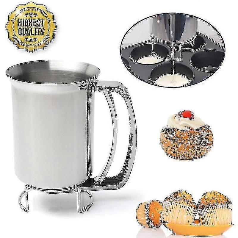 Cupcakes Pancakes Cookie Cake Muffins Baking Waffles Batter Dispenser Cream Speratator Measuring Cup Baking Tools For Cakes