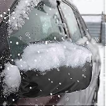 5 pairs of car rearview mirror waterproof and snowproof covers, side rearview mirror dustproof protective covers, car reflector anti-frost protective 