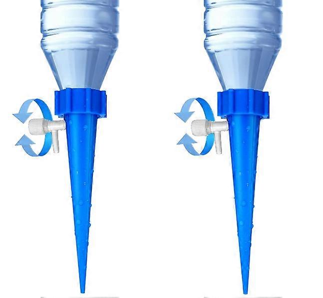 Automatic Watering Spikes 12pcs with Flow Control Valve for Indoor Plants