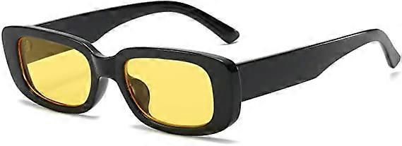 UV400 Protection Rectangle Sunglasses for Women Retro Fashion