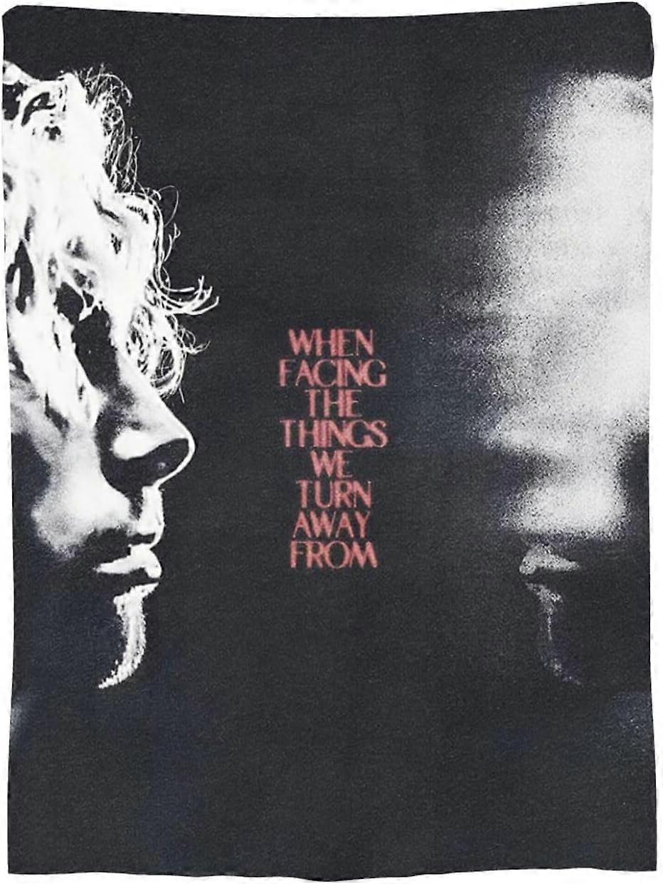 Cobertor Luke Music Hemmings Fofo Macio e Quente Cobertores Pelúcia Fuzzy Quarto Sala de Estar