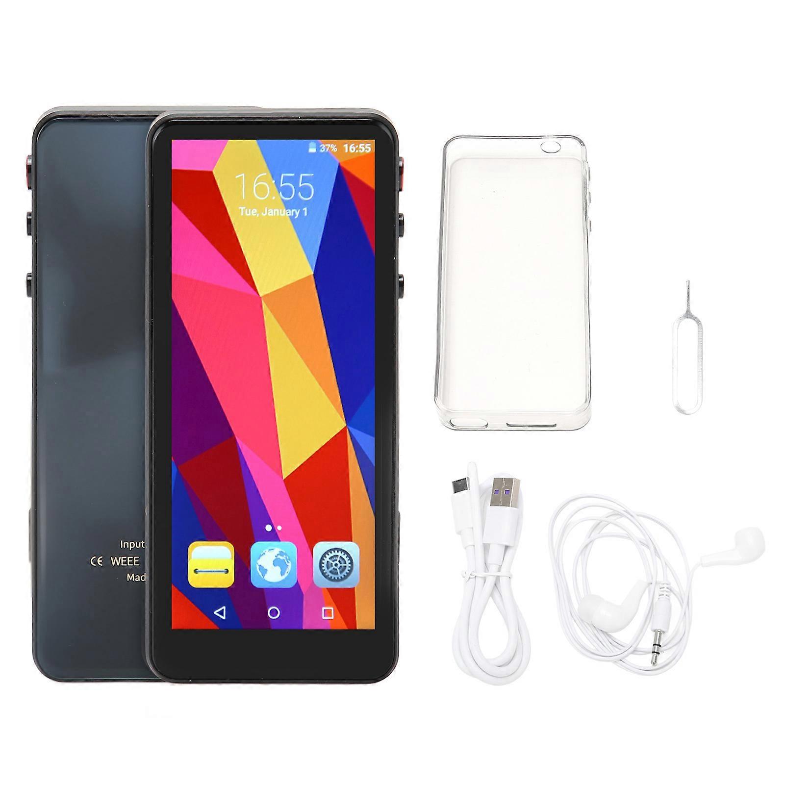 Portable MP4 Player for Android 4 Inch Full Touch Screen HD Noise Reduction 8 Core Bluetooth WiFi MP4 Player