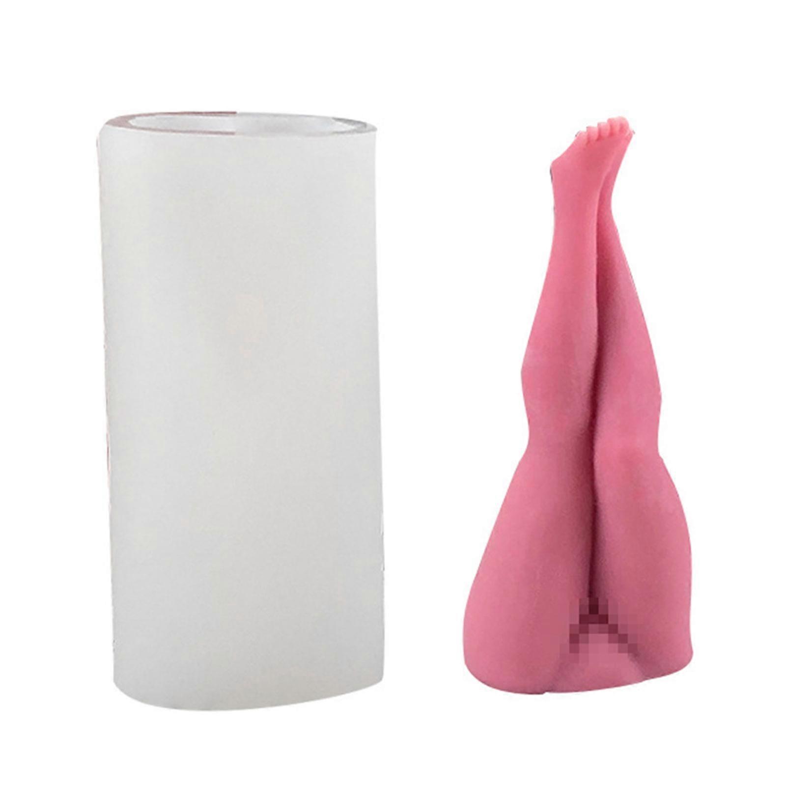 Σιλικόνη Candle Mold 3D Γυναίκες Πόδια Shaped Πήλινα Καλούπια DIY Χέρι Making Αξεσουάρ
