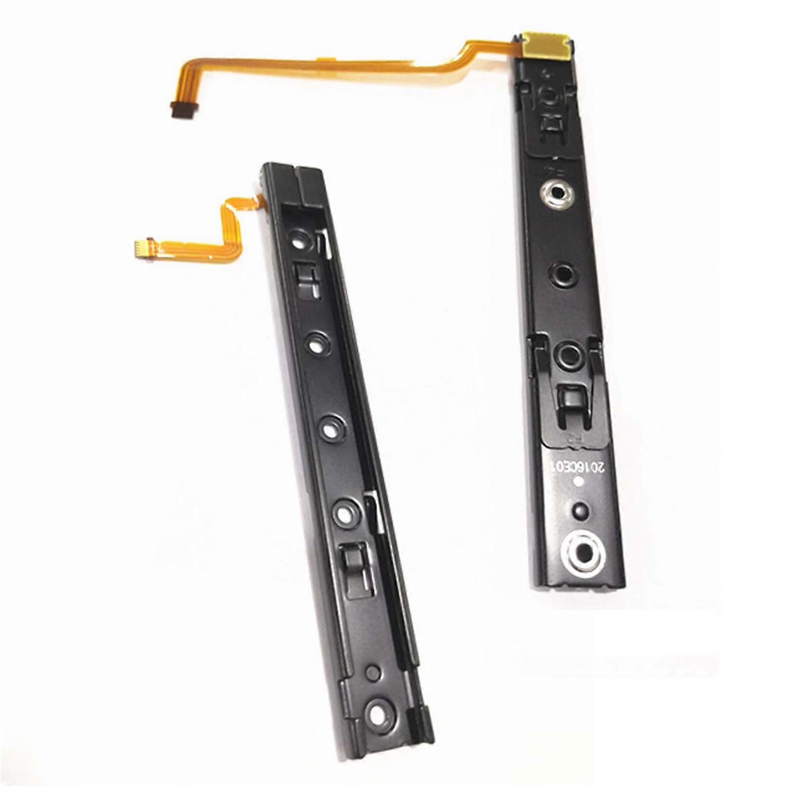 2x Repair Part Right and Left Slide Rail with Flex Cable Fix Part for Switch