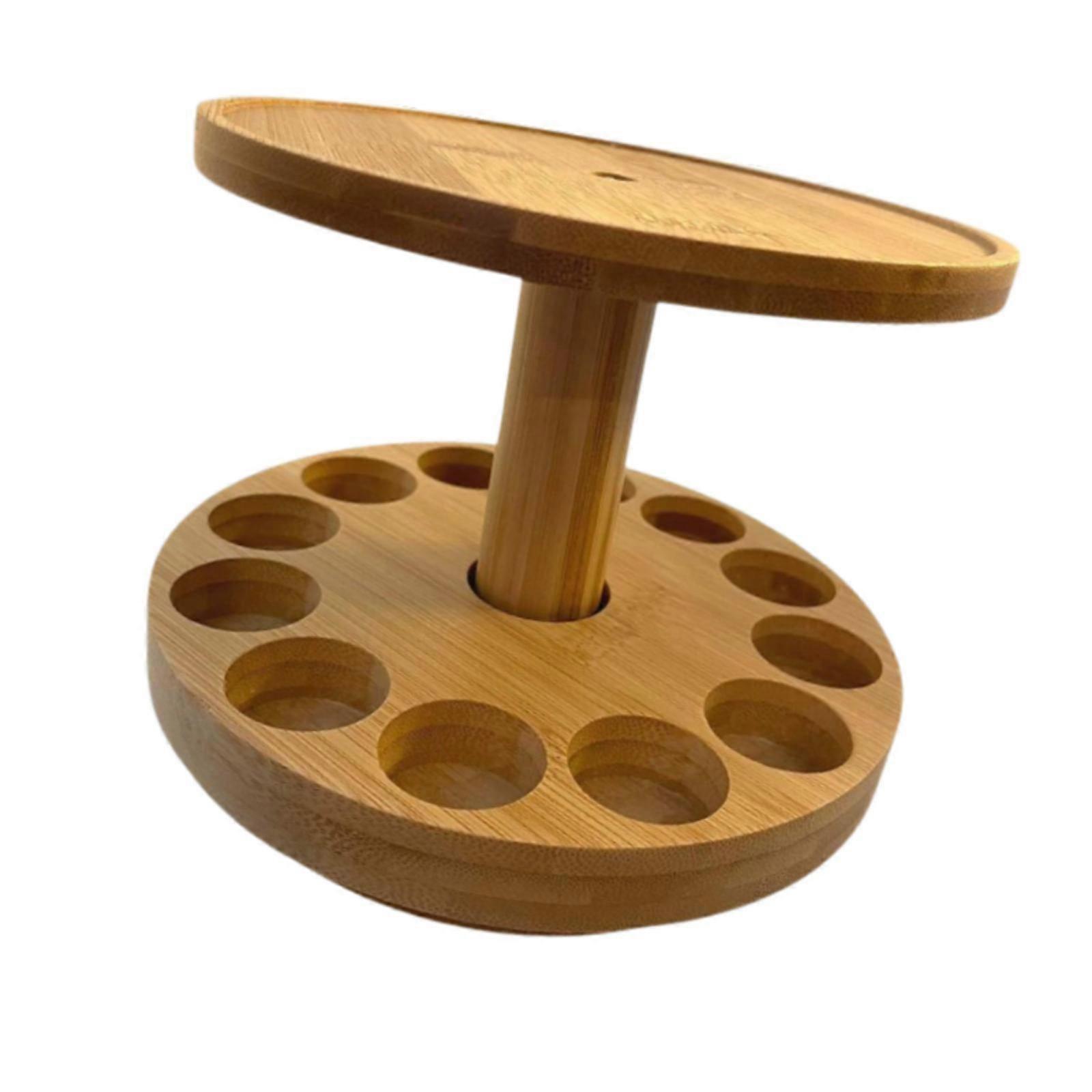 eterisk olja displaystativ skrivbord bambu hållare för sovrum butik