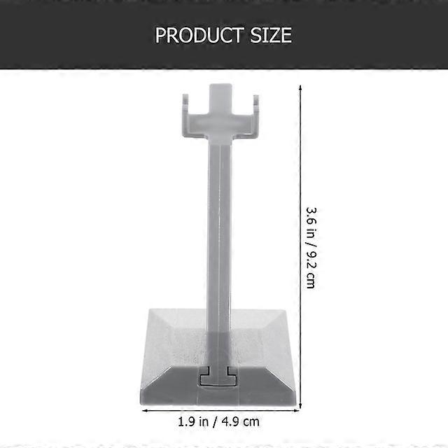 2pcs Aircraft Models Stand Airplane Holder Plastic Display Stands Plane Model Showing Stand Kids Collection Gift