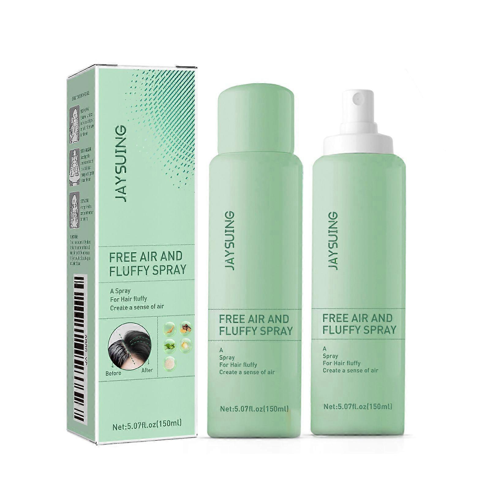 Fluffy Spray for Hair, Volumizing Hair Spray, Free Air and Fluffy Spray, Fluffy Volumizing Hair Spray, Quick Volume Hair Long Lasting Refreshing Spray
