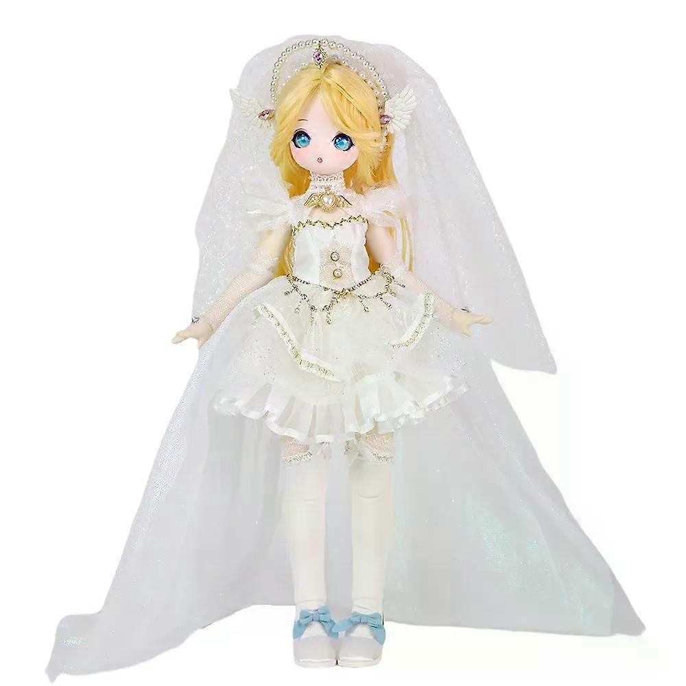 ドリームフェアリー1/4ドールカワイイ16インチボールジョイントドールフルセット学生制服BJD MSD DIYおもちゃ女の子のためのギフト