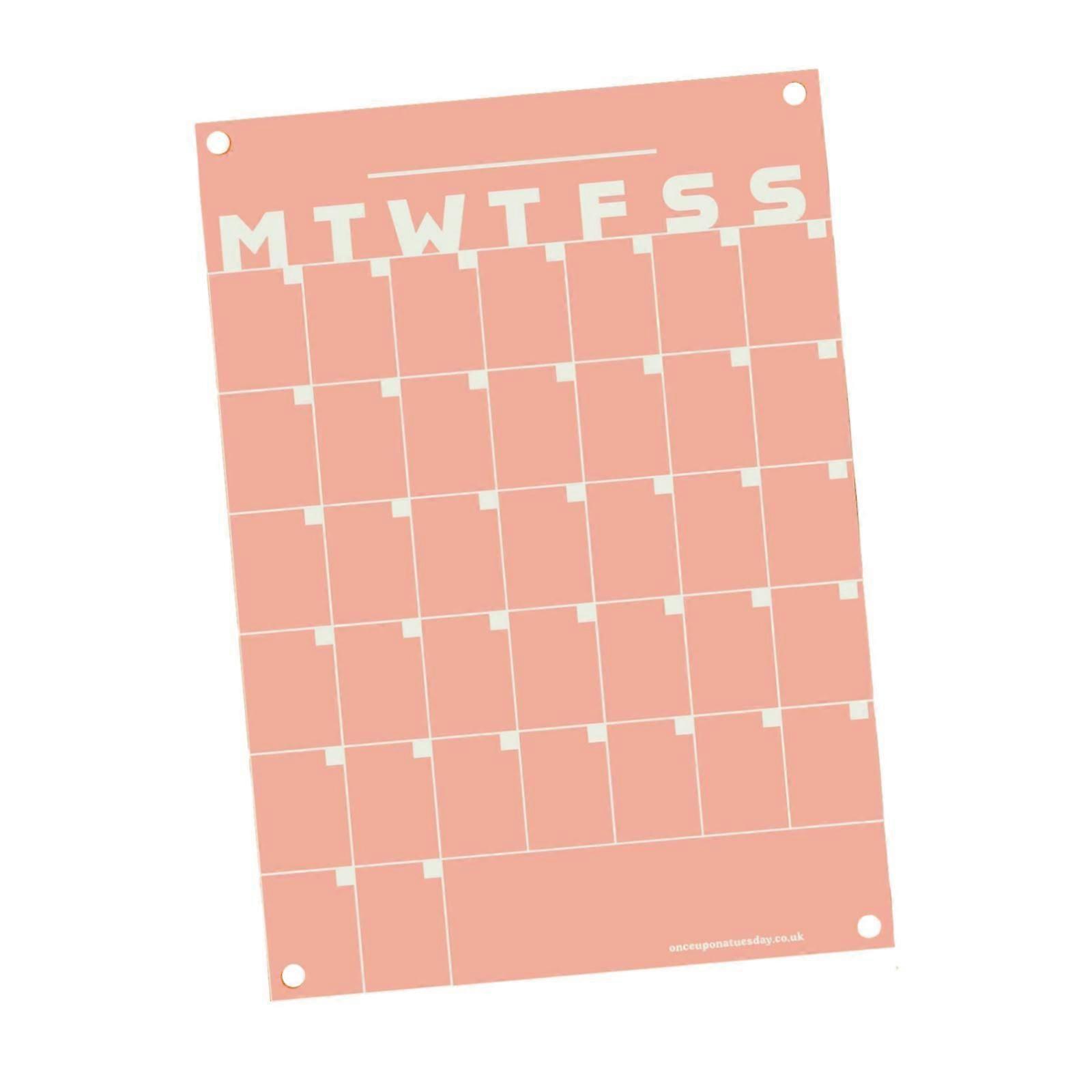 Dry Eraser Reusable Portable Monthly Planner Board for Office Classroom Home