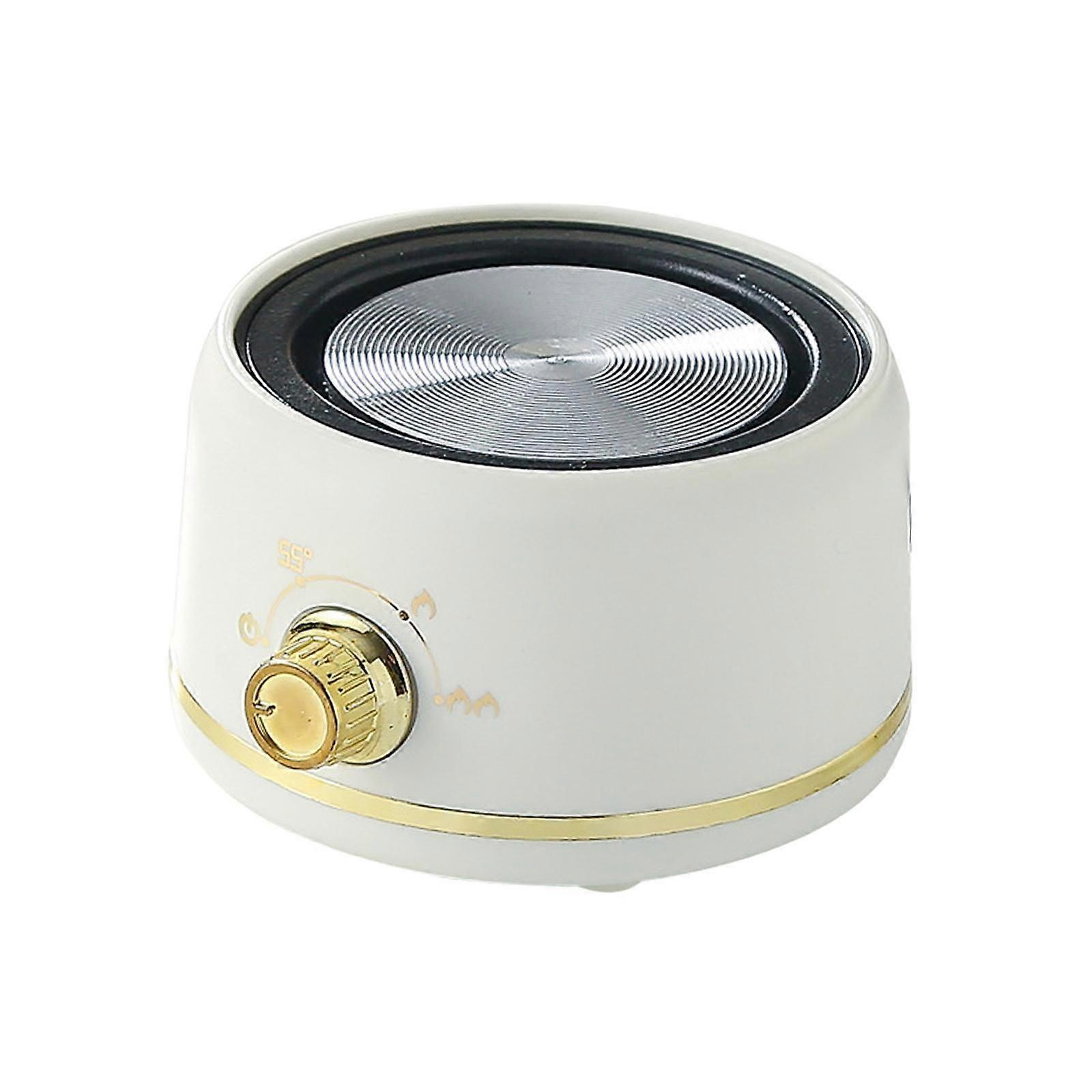 cire fondue chauffe-cire chauffe-cire bougie parfumée fondeur de cire pour chambre à coucher bureau à domicile blanc