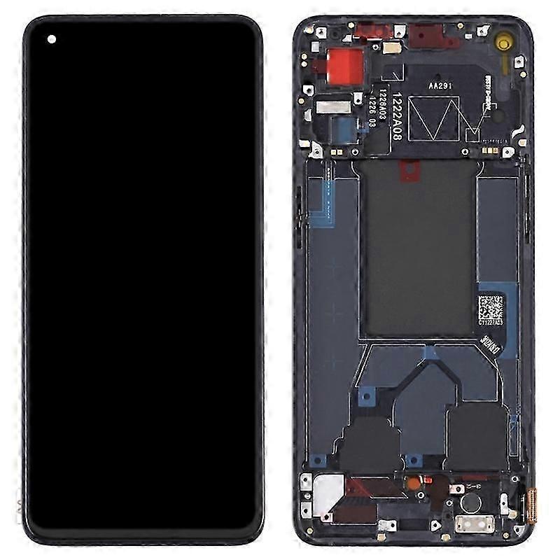 Compatible Oppo Reno7 Pro 5G CPH2293 OEM Grade S AMOLED Screen and Digitizer Assembly+Frame Part