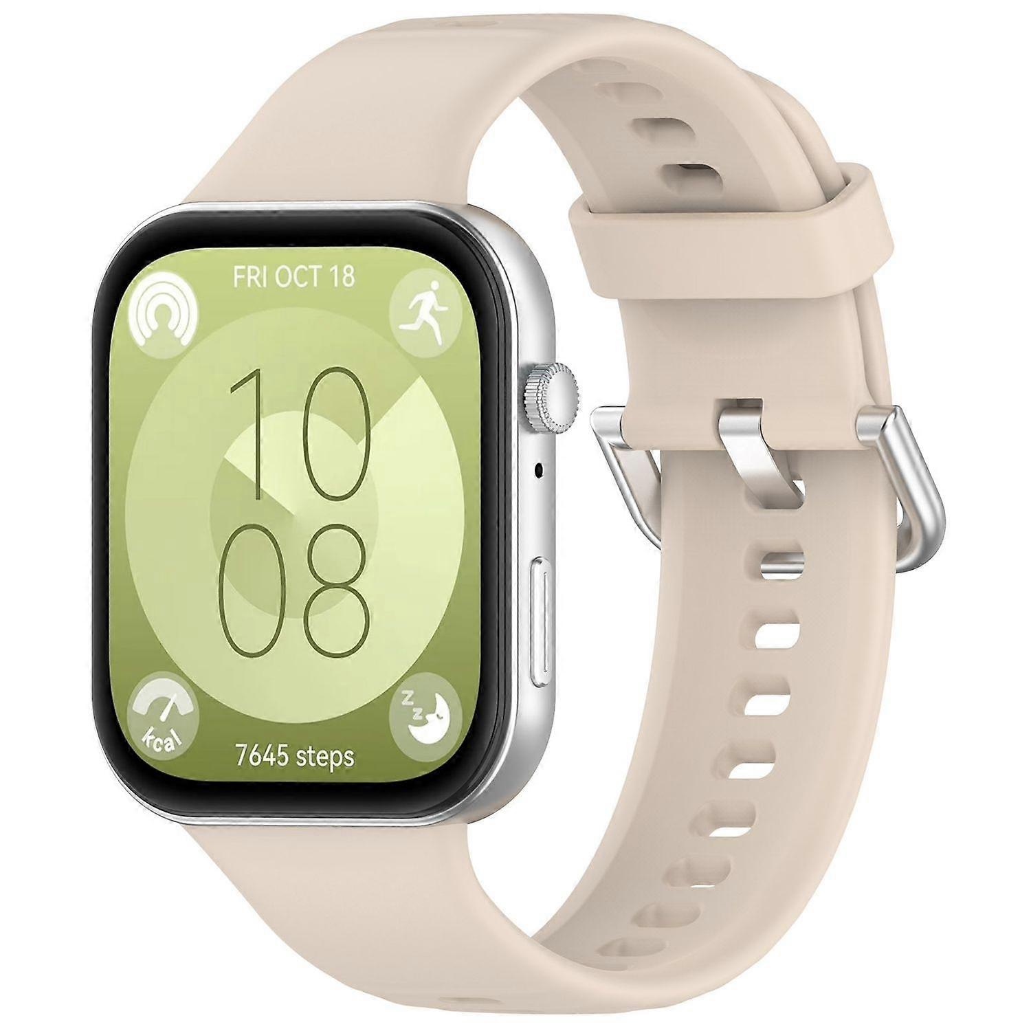 For Huawei Watch Fit 4 / 4 Pro / 3 High Quality Silicone Wristband Beige