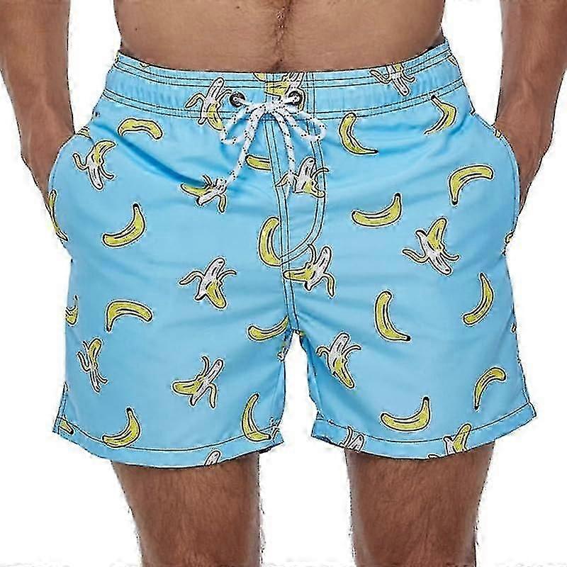 Dissolving Swim Trunks Prank Bachelor Beach For Your Bro Lose His Swim Shorts In The Swimming Pool (get It) 3--Large Blue-Banana
