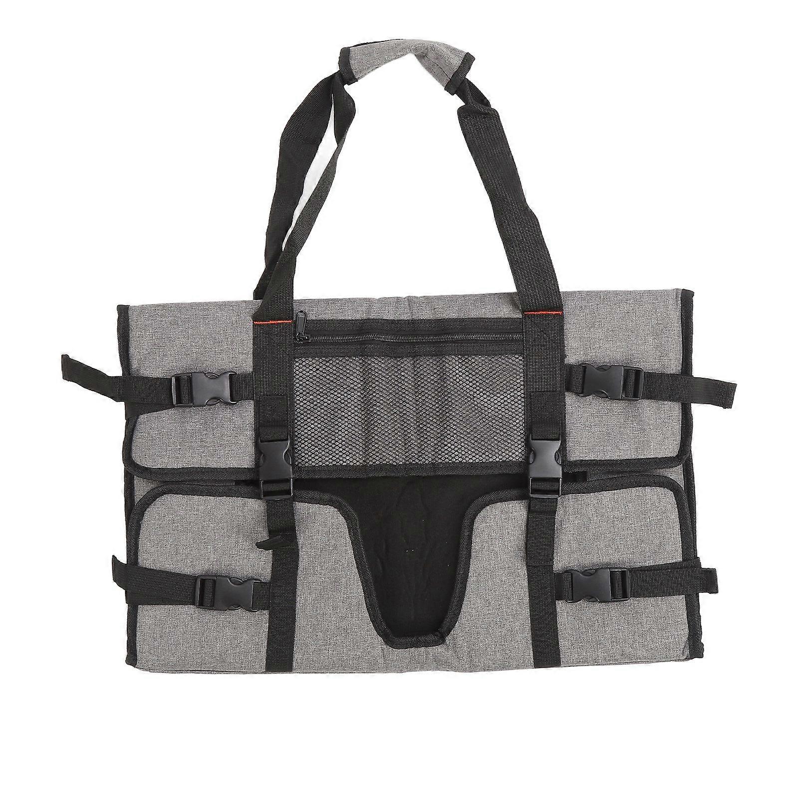 24in Computer Monitor Storage Bag Portable Computer Monitor Carrying Bag Travel Carrying Case For Screens and Monitors Gray