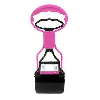 Portable Pet Pooper Scooper Facile à utiliser Waste Scooper Chiens Poop Grabber Pratique Extérieur Chat Caca Picker Fournitures Pour Chiens Jaune