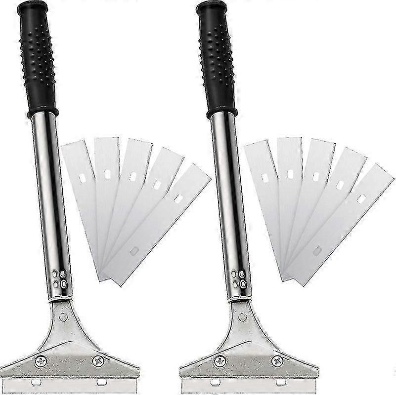Tile Scraper Floor Scraper Wall Scraper, Knife With 10 Replacement Blades For Wallpaper Removal Boris