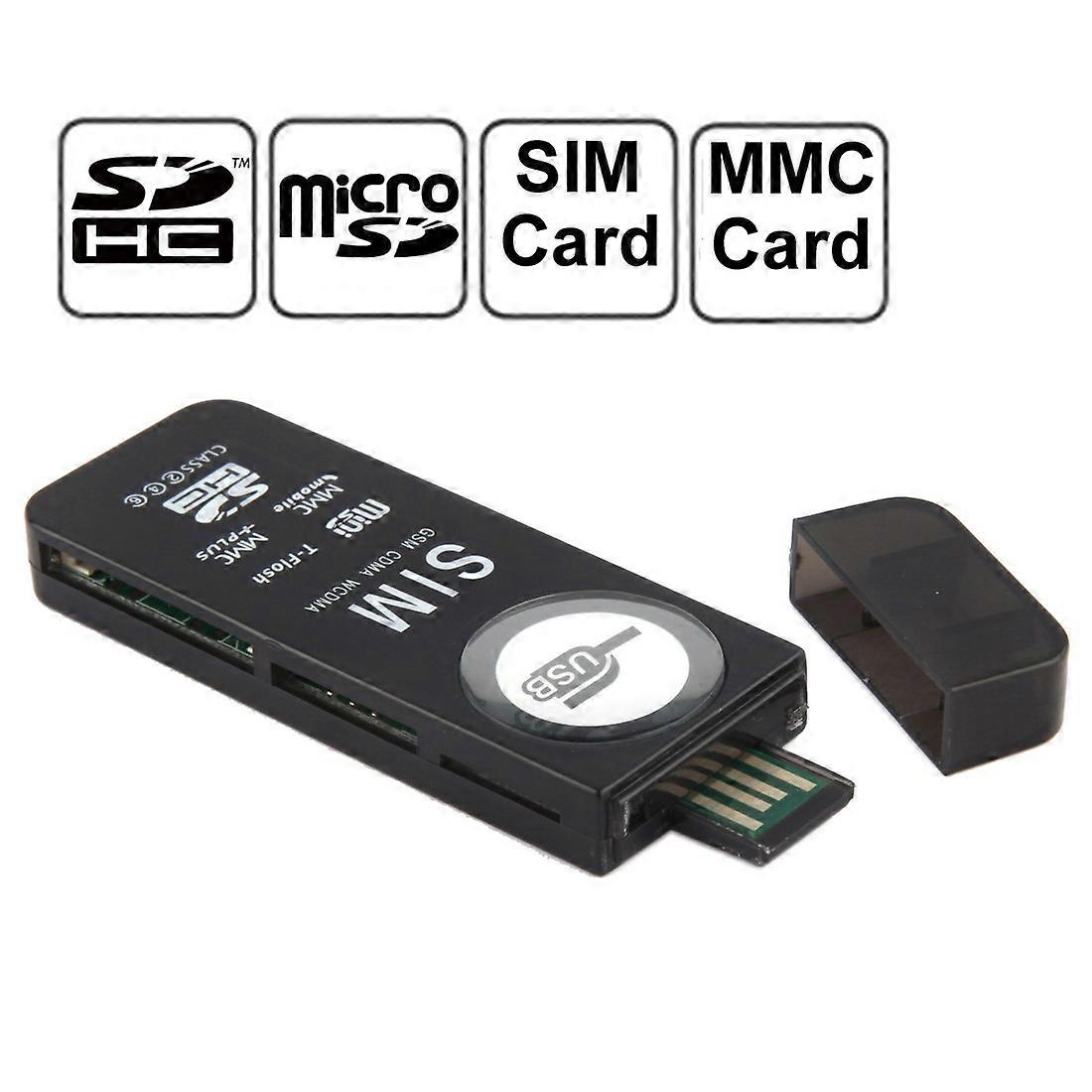 USB Universal Card Reader, Support SD / MMC /SIM / TF Card