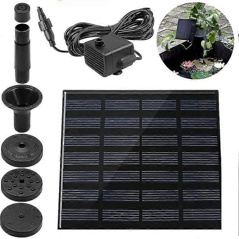 Solar-Springbrunnen Solar-Panel, eingebauter,Solar-Teichpumpe