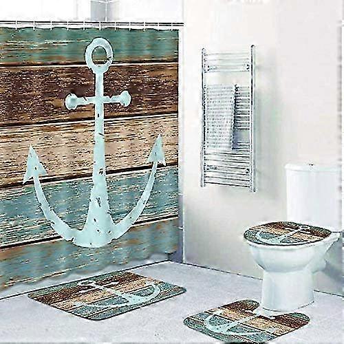 Bathroom 4 - piece set, Quick - Dry Microfiber Surface, Memory Foam Cushion