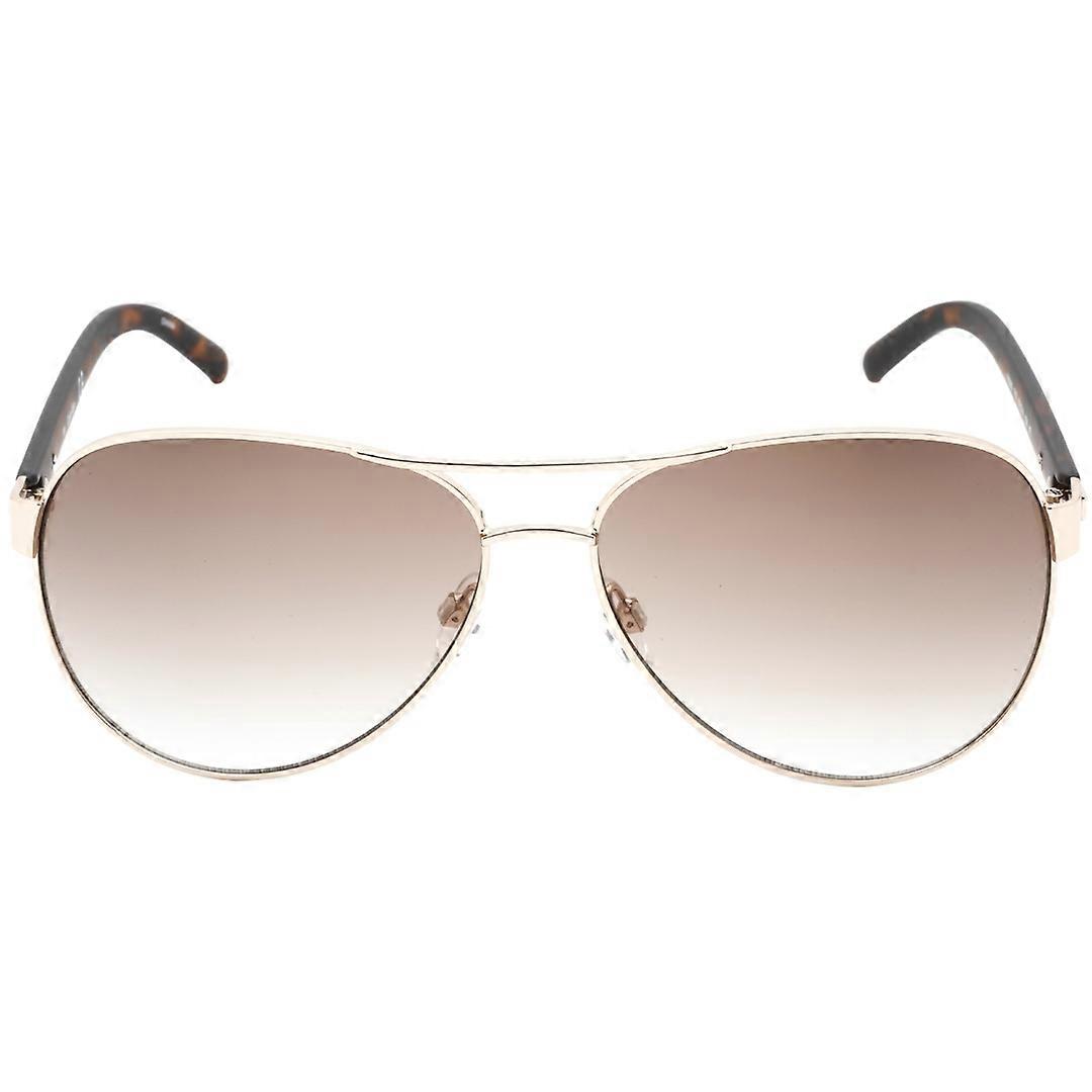 Calvin Klein Brown Gradient Gold Sunglasses