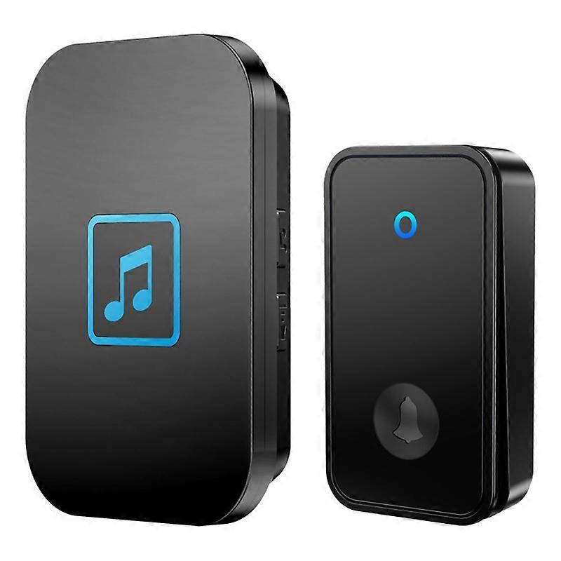 CACAZI FA86 Wireless Smart Doorbell Set 150m Distance Transmitter/Receiver Self-Powered Doorbell