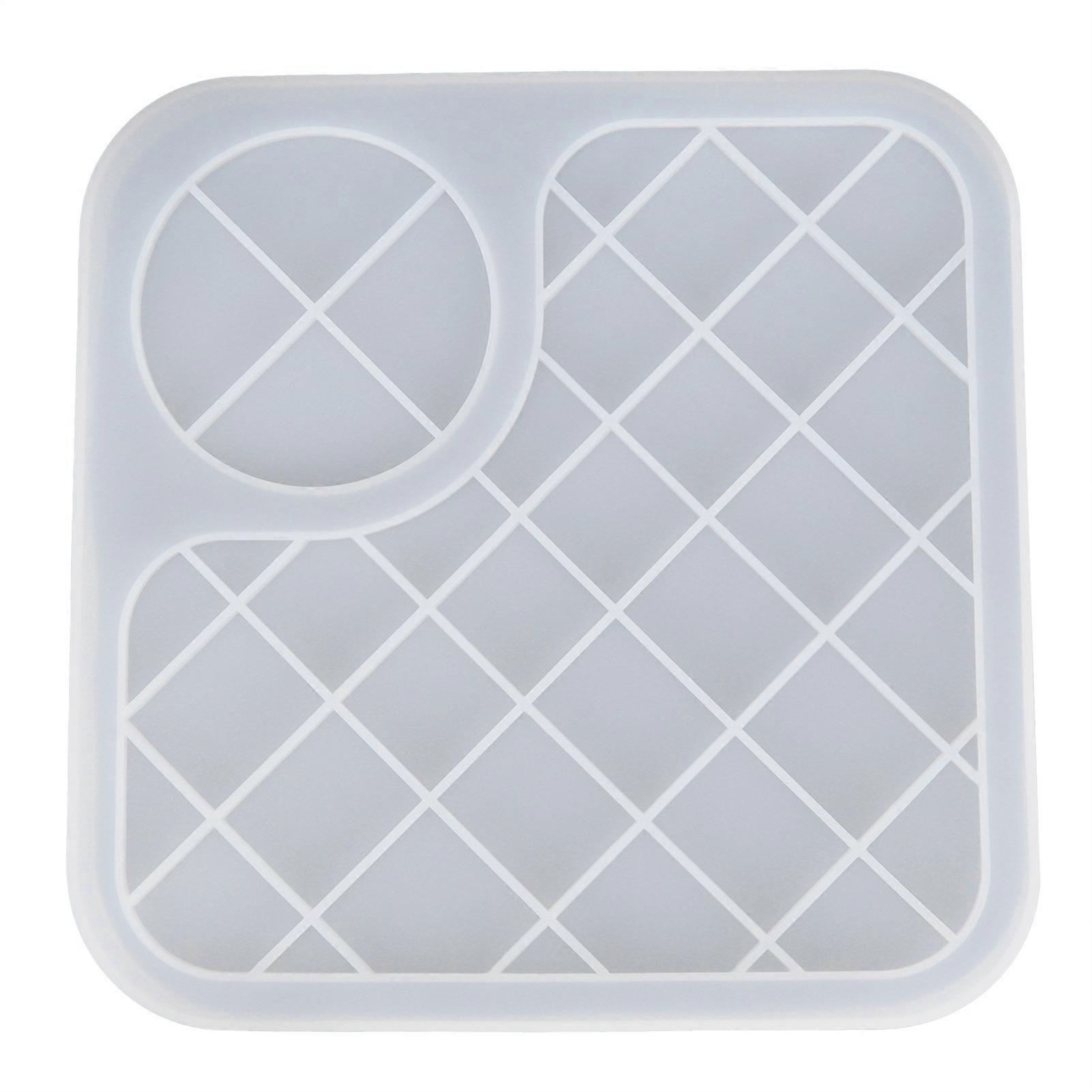 Silicone Mold Translucent Epoxy Resin Drop Glue Tray Tool for DIY Baking Decoration Making