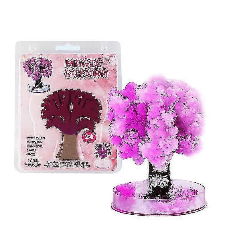 DIY Kids Toys Magic Crystal Tree Flowering Paper Christmas Tree