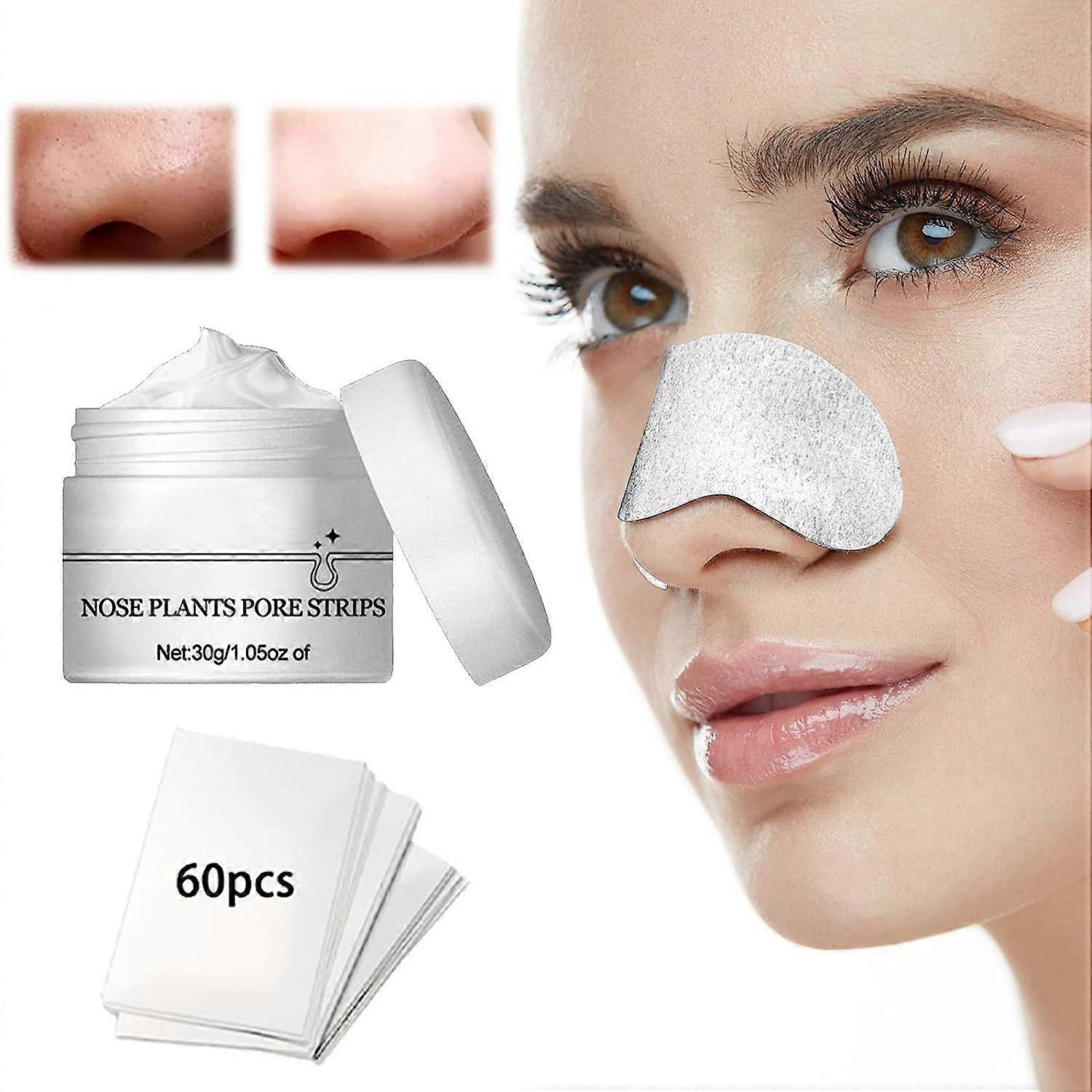 Nez Plantes Bandes Pore Points Noirs, Bandes Éclaircissantes Points Noirs, Bandelettes De Nez, Éliminateur de Points Noirs, Bandelettes De Nez, Nettoyage, Bandes De Points Noirs, Bandes De Pores pour