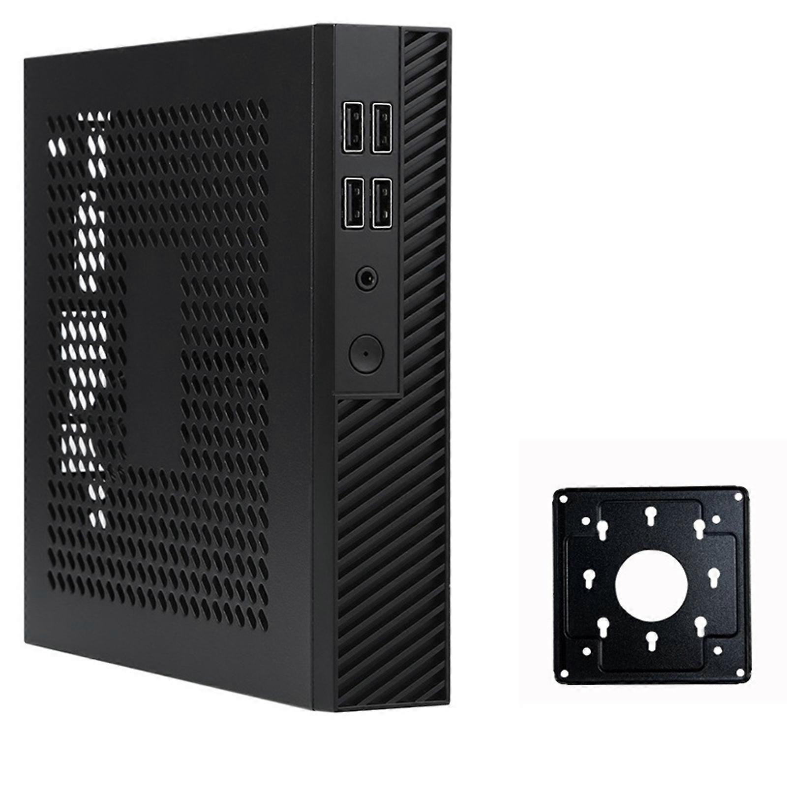DX01 Mini-ITX for PC Case Monitoring Server Chassis with 4 USB 2.0 Industrial Control Computer for Computer Case
