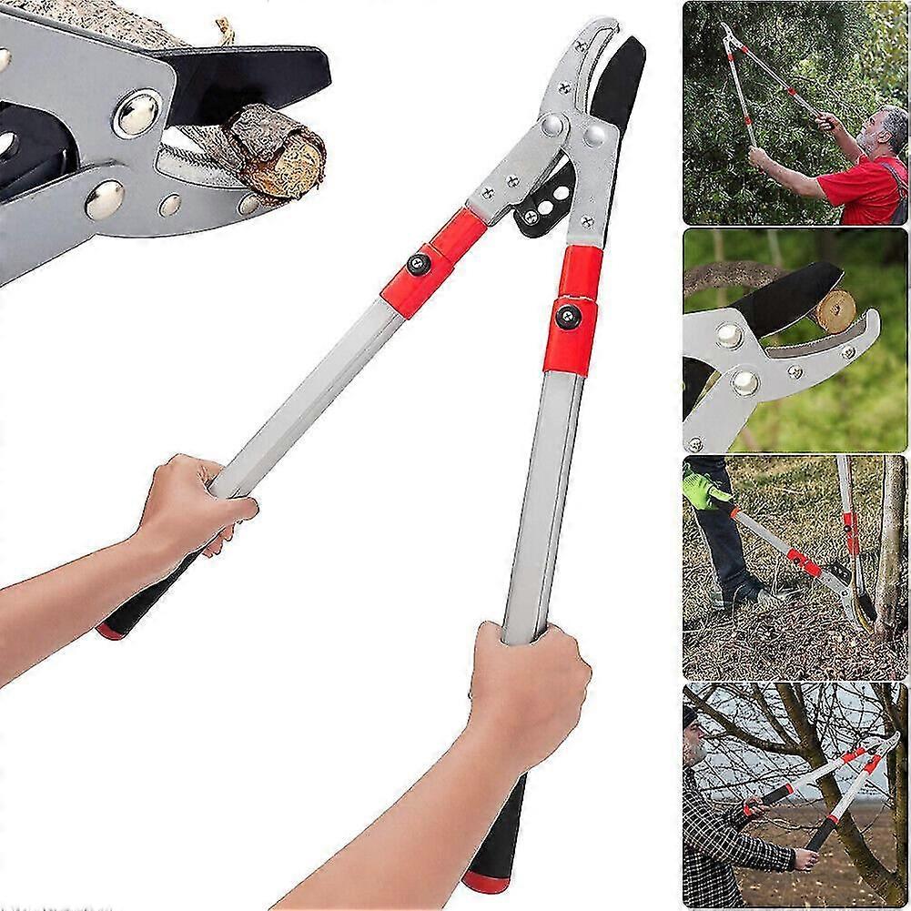 Extendable Anvil Loppers Tree Trimmer Telescopic Heavy Duty Hand Branch Cutter