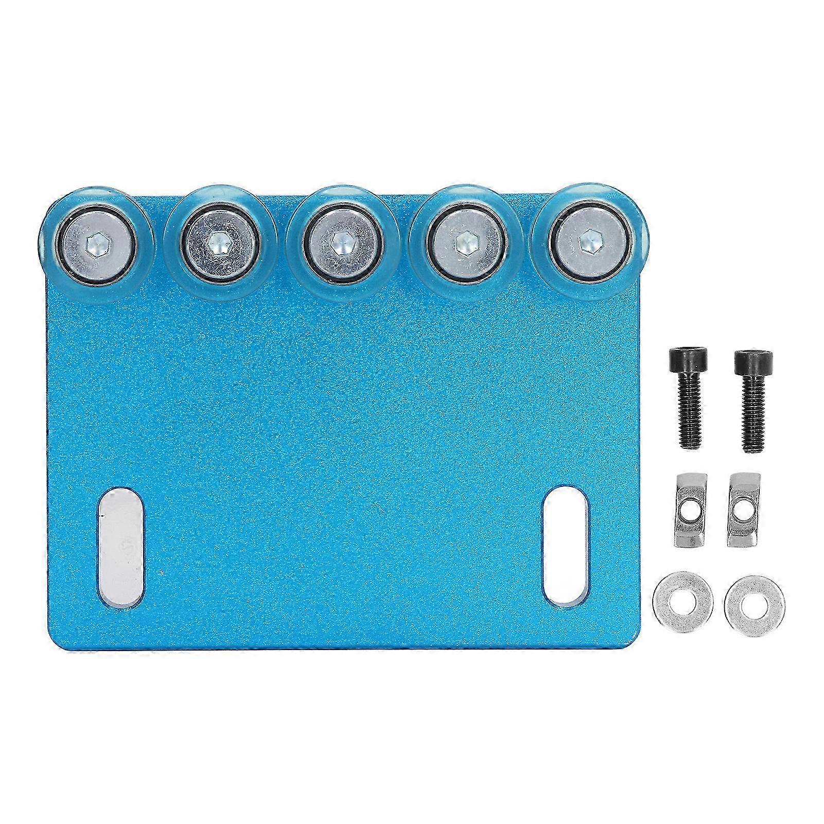 Edge Bander Auxiliary Wheel Narrow Plate Feeding Guide Wheel Edge Banding Machine Accessories 5 Rollers 11cm