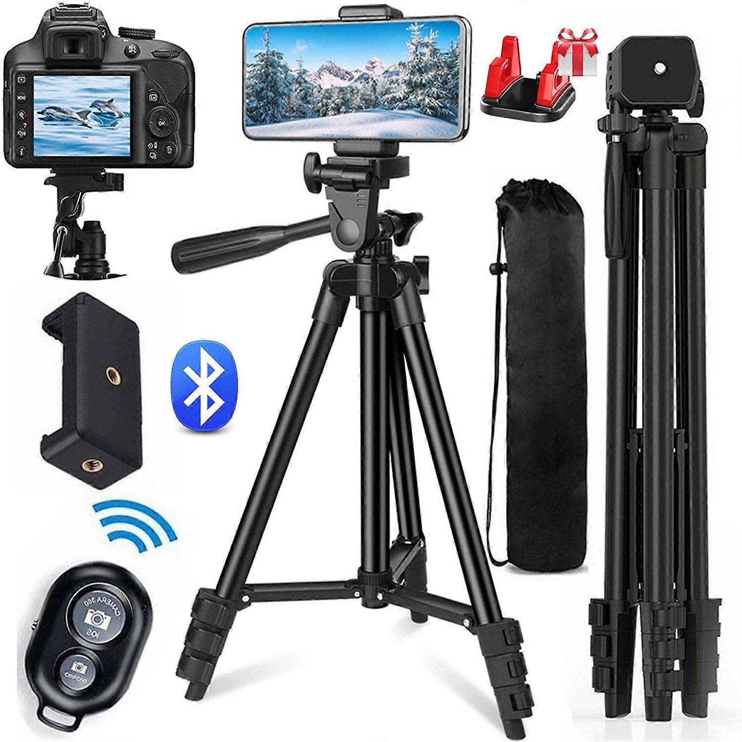 Camera tripod smartphone holder with Bluetooth camera tripod for stable shooting and easy control