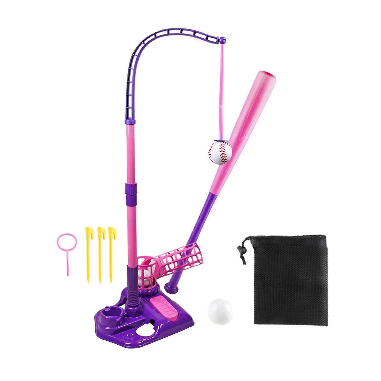 Kids Baseball Pitching Machine Baseball Launcher Birthday Training Equipment