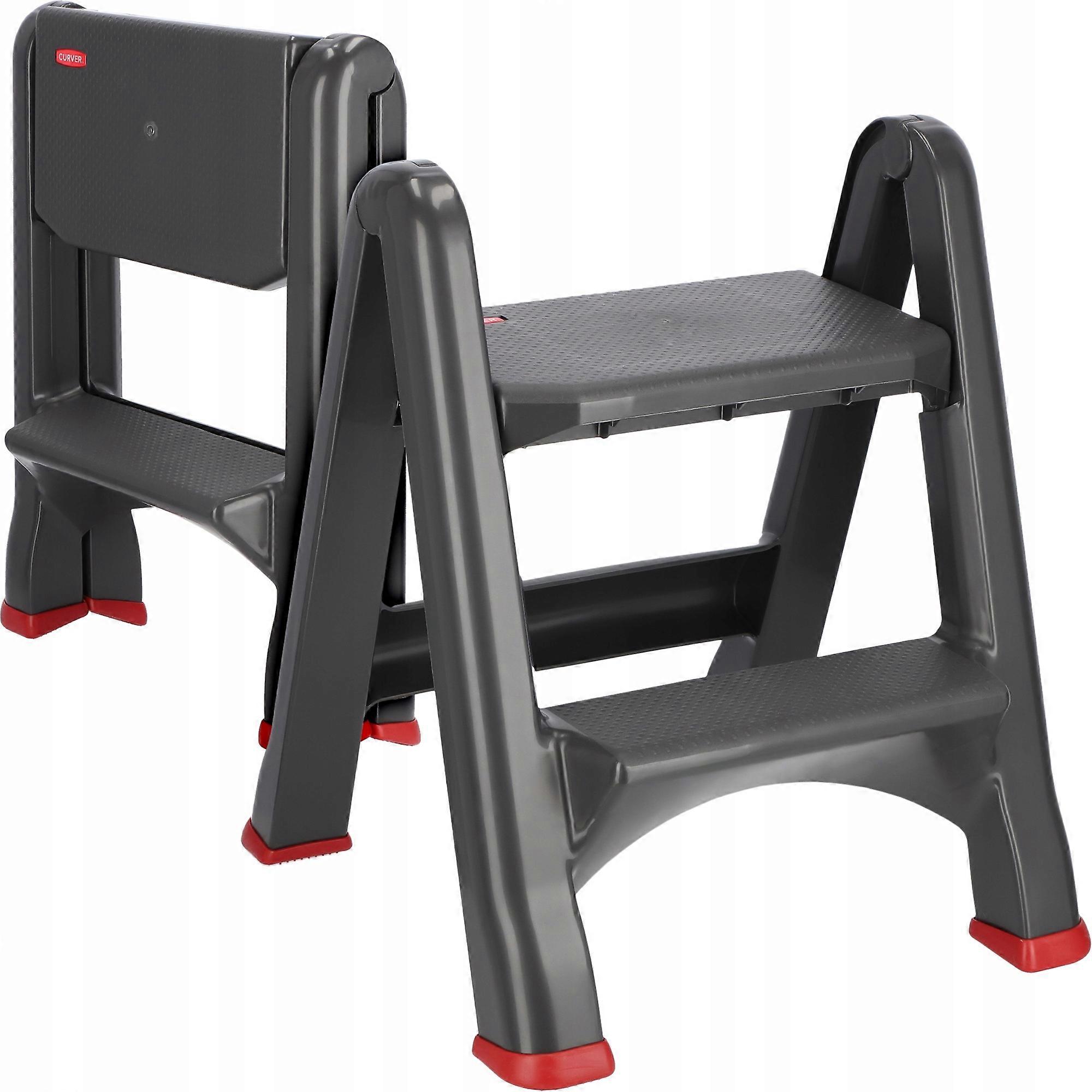 CURVER Taburete Taburete Plegable Escalera 150 kg