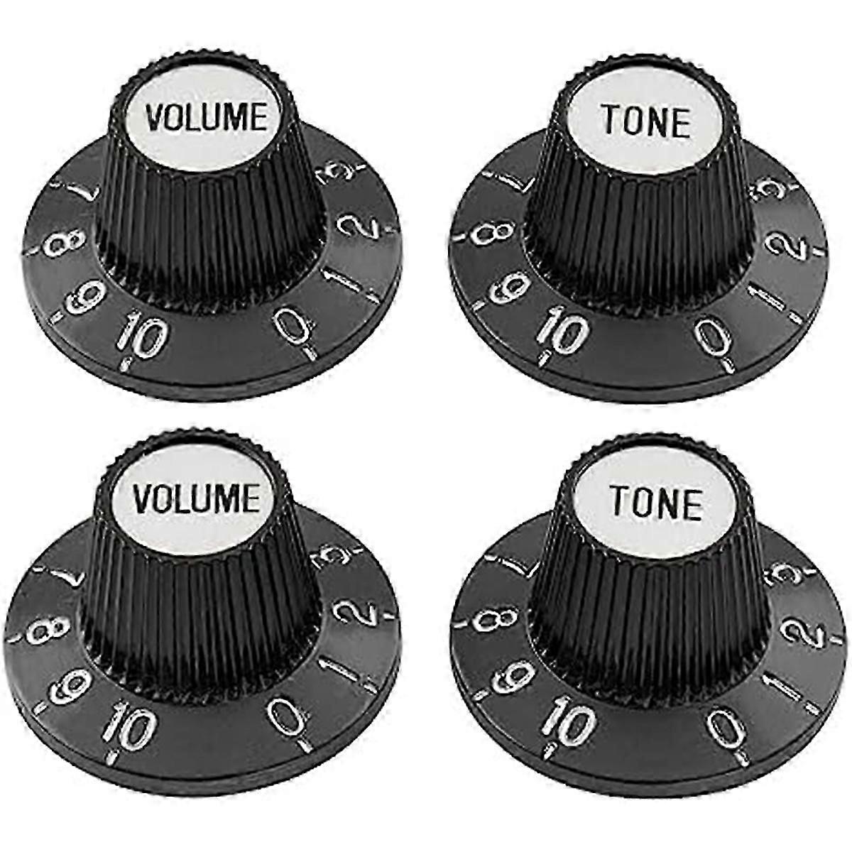 Witch Hat Knobs Top Hat Knobs Tone Volume Control Knobs compatible avec Electric Guitar Bass Amplifier Effect Pedal