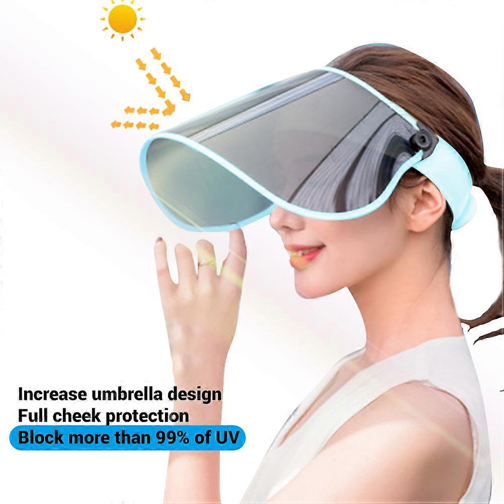 מתכוונן 360 ° סיבוב מגן שמש מגן UV הגנת פנים כובע עבור קמפינג חיצוני טיולים טניס