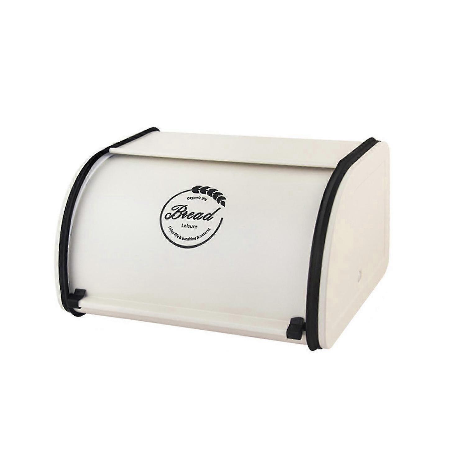 Retro Bread Box Iron Practical Storage Container for Countertop Household Farmhouse