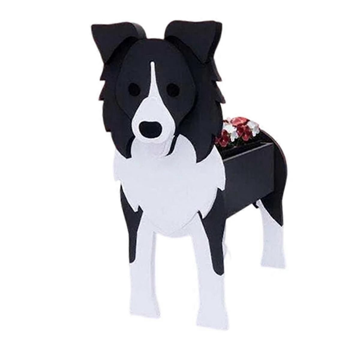 Cartoon Pet Dog Flowerpot Assemblable Dog Flower Pot,B