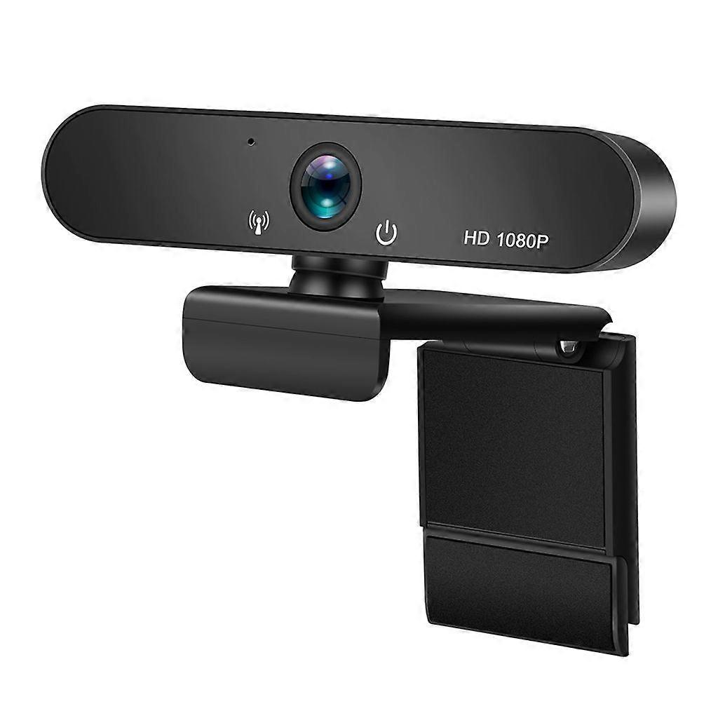 1080P Webcam with Microphone Flexible Rotation Camera Plug&PIay for Home Office