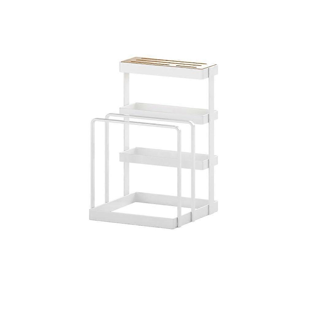 Drying Rack for Kitchen Storage, Multi-Function Knife Holder, Stainless Steel, Space-Saving Design, Countertop Organizer