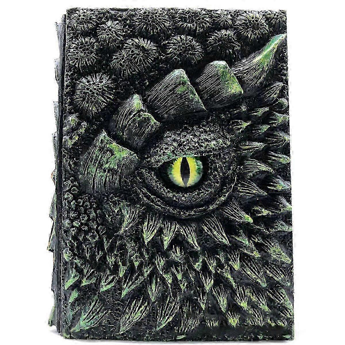 A5 Resin Notebook Cover - 3D Dragon Relief Design for Home Decor