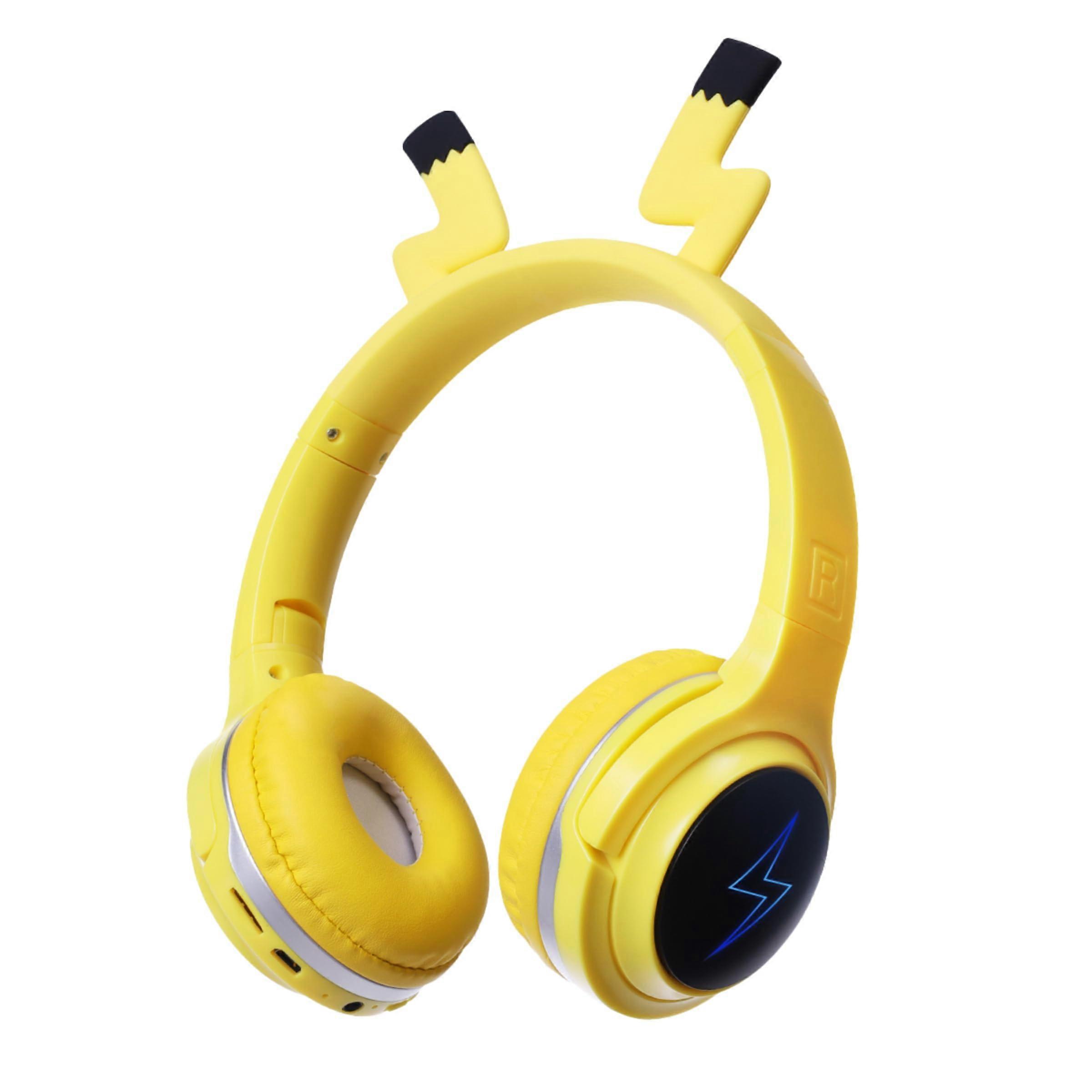 Wireless Kids Headphones with 7-Color LED Lights, 85dB Safe Volume & 40H Playtime – Ultra-Soft Over-Ear for School Travel