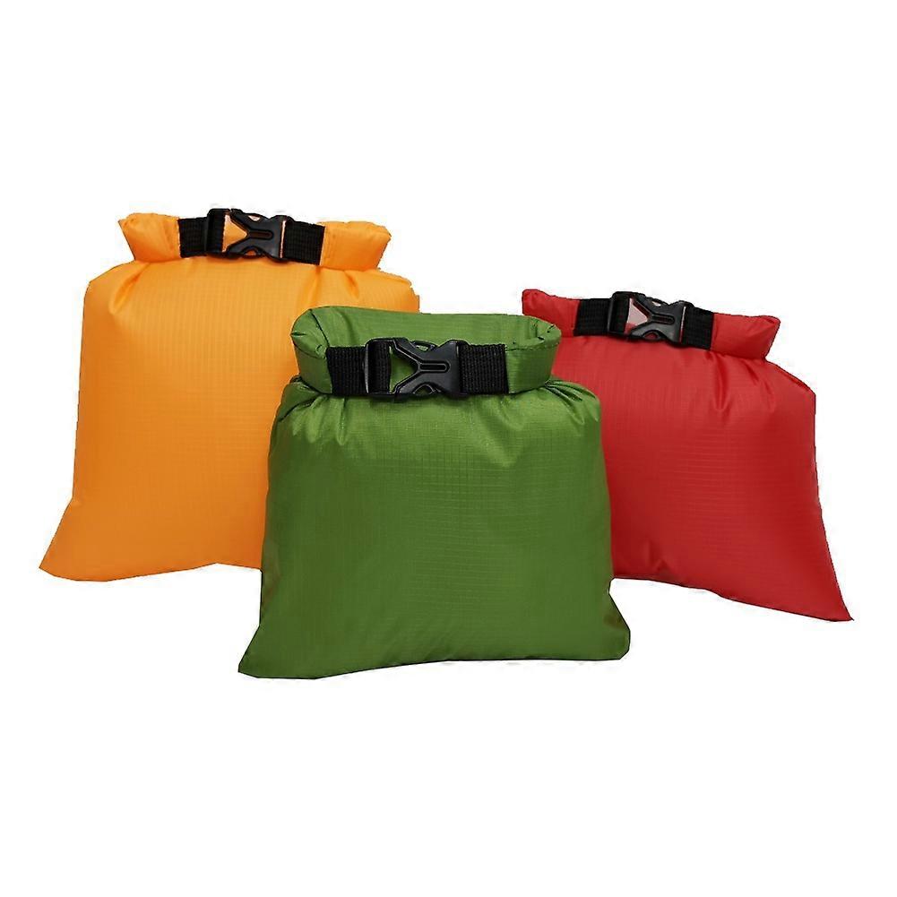 3PCS Waterproof Dry Bag Pack Sack Swimming Rafting Kayaking Trekking Floating Storage Pouch