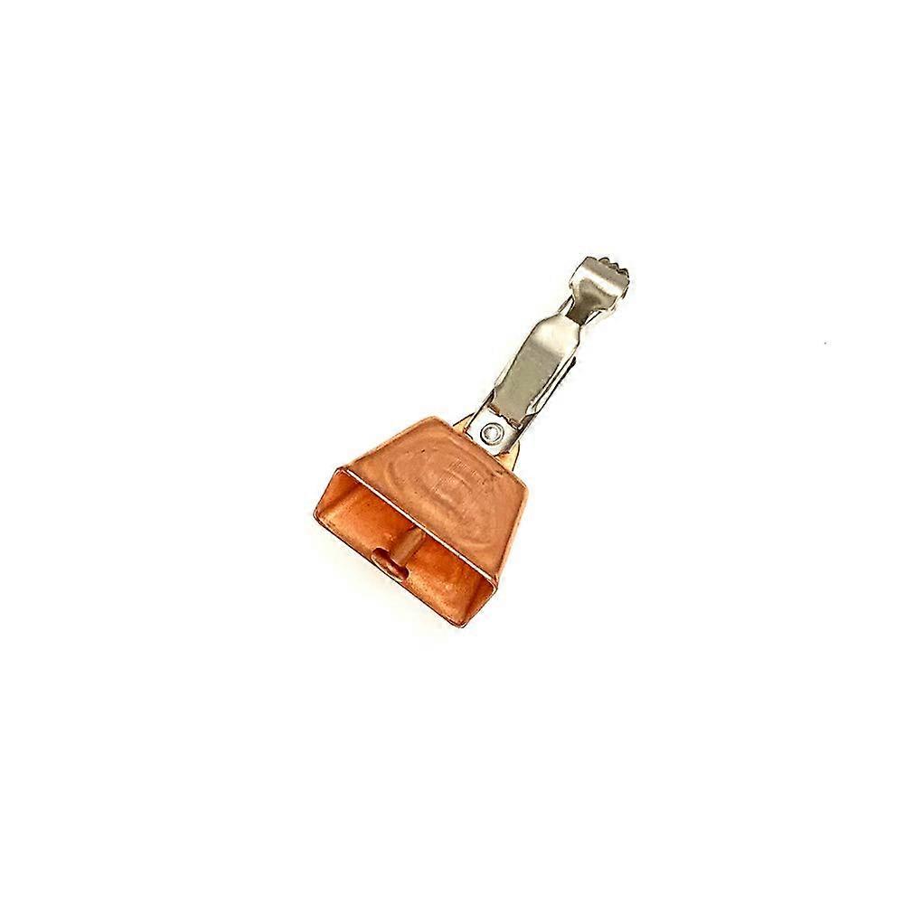 50 Pieces Fishing Copper Cow Alert Bells with Clamp Clip