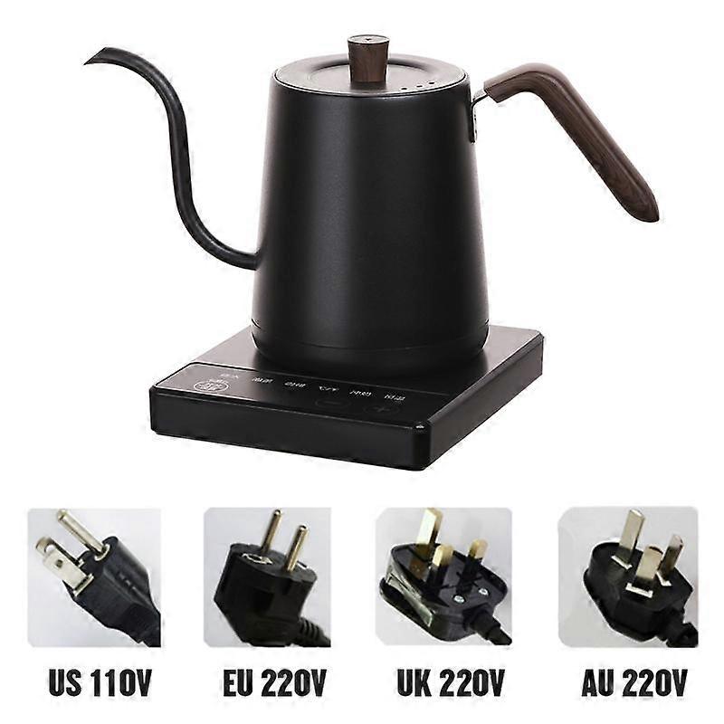 110V/220V Electric Kettle Gooseneck Jug Hand Brew Coffee Pot Thermo Pot Slender Mouth Pots Smart Kettle Teapot 1000W