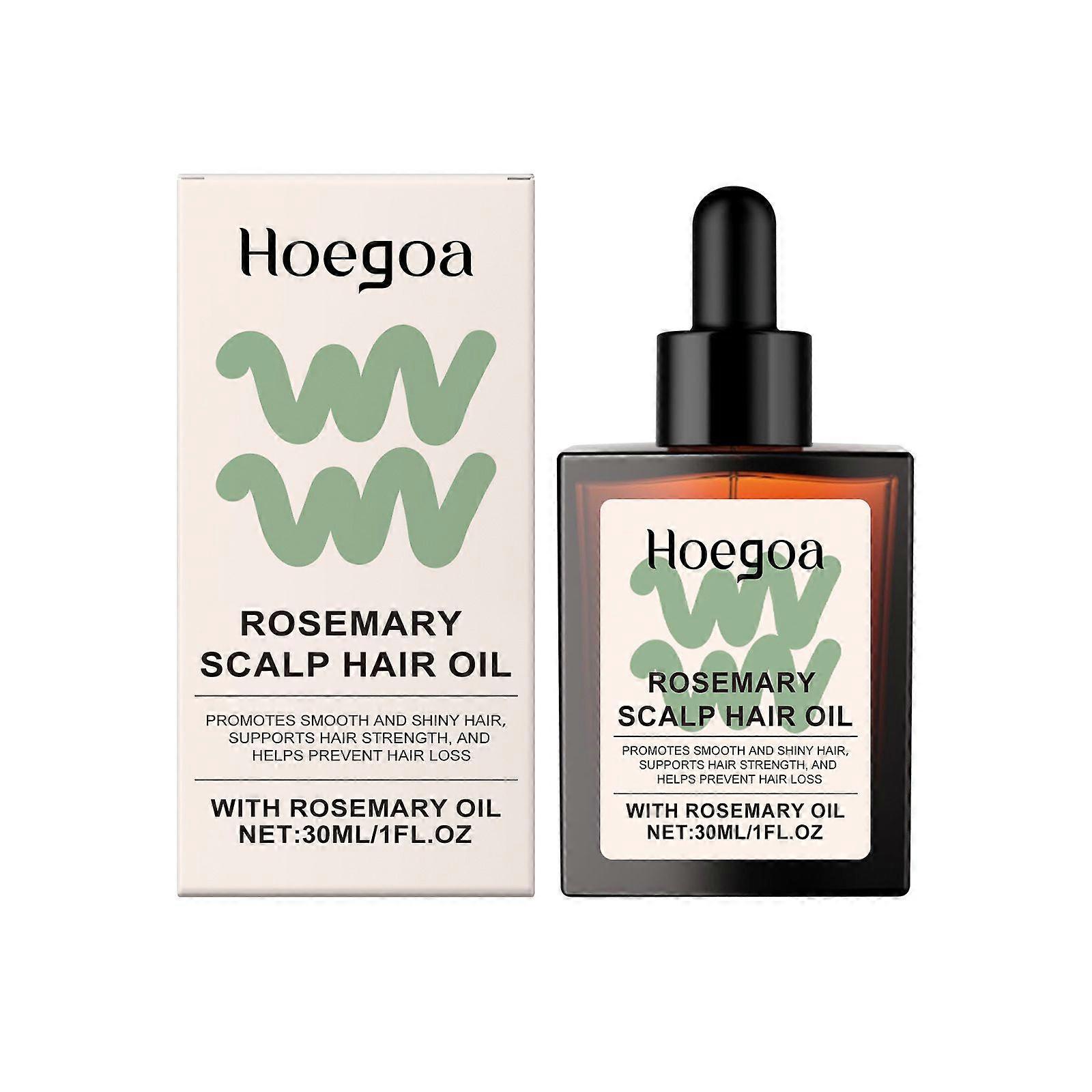 Rosemary Grow Scalp & Hair Oil - ローズマリー、サポテオイル、微細藻類入りヘアオイル - ビーガンスカルプケア&ヘアオイルトリートメント - カーリーメソッドに適しています