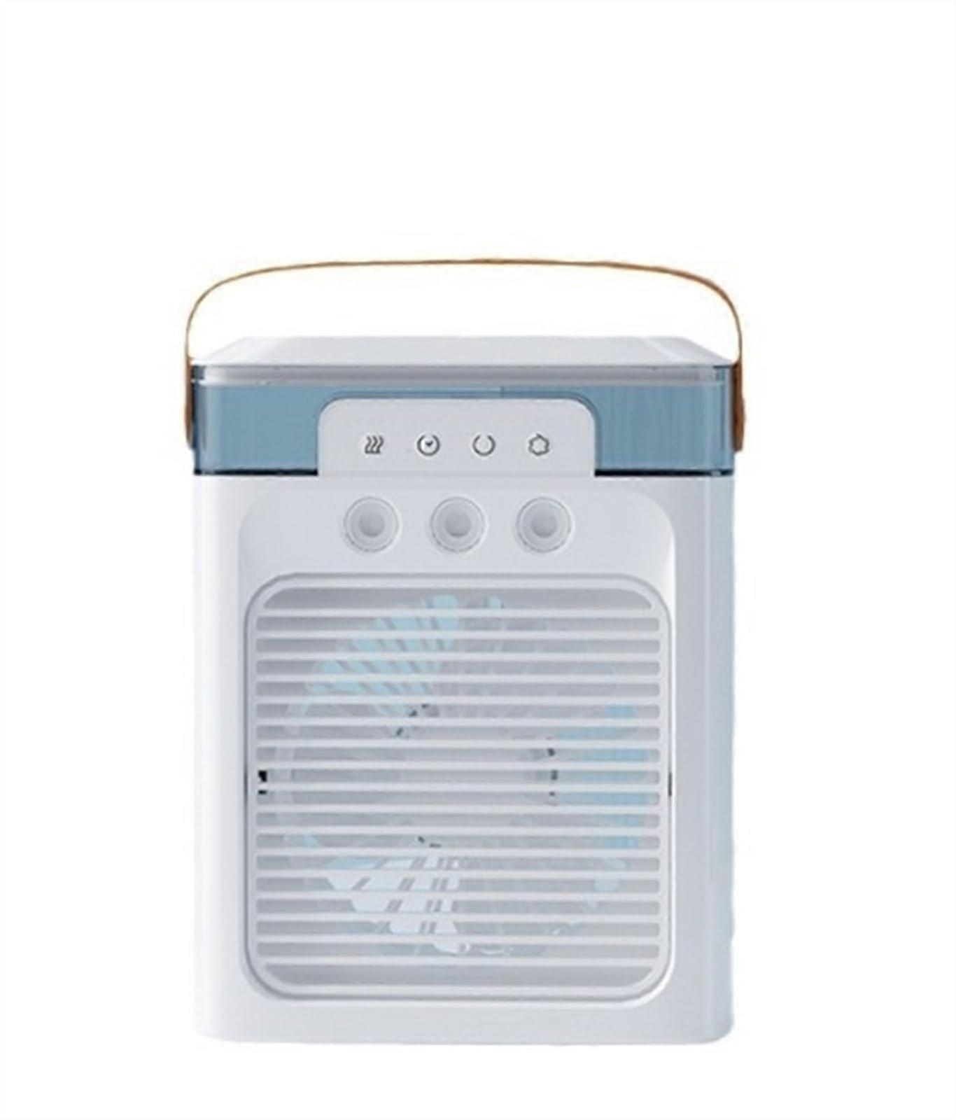 air conditioner,Air Conditioner Fan with Colors LED Light Modes for Desk Nightstand Coffee Table