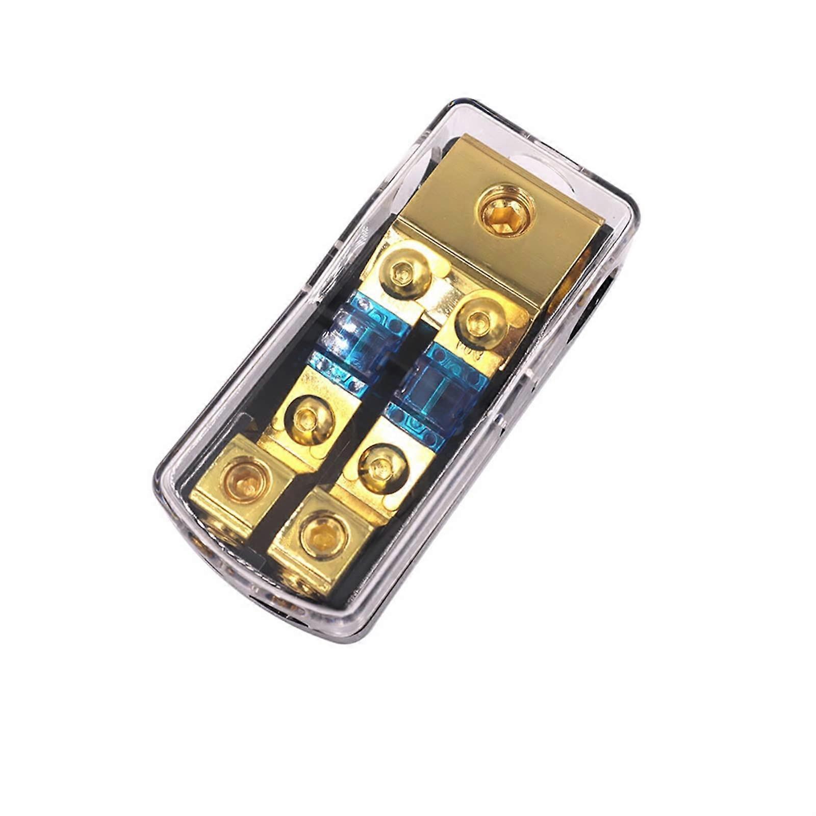 Protective Components 10Pcs Zinc Alloy Car And Truck Audio AFS Style Retrofit Fuse Adapter 1 In 2 Out 60A Splitter